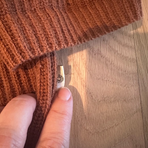 Rhythm Brown Turtleneck Sweater - Picture 2 of 5